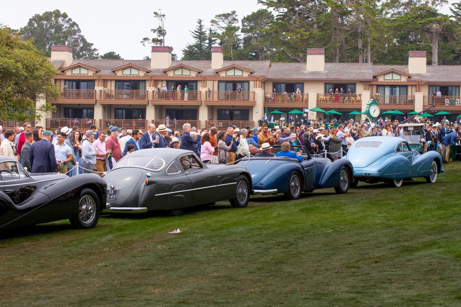 Pebble Beach concours lawn during Monterey Car Week