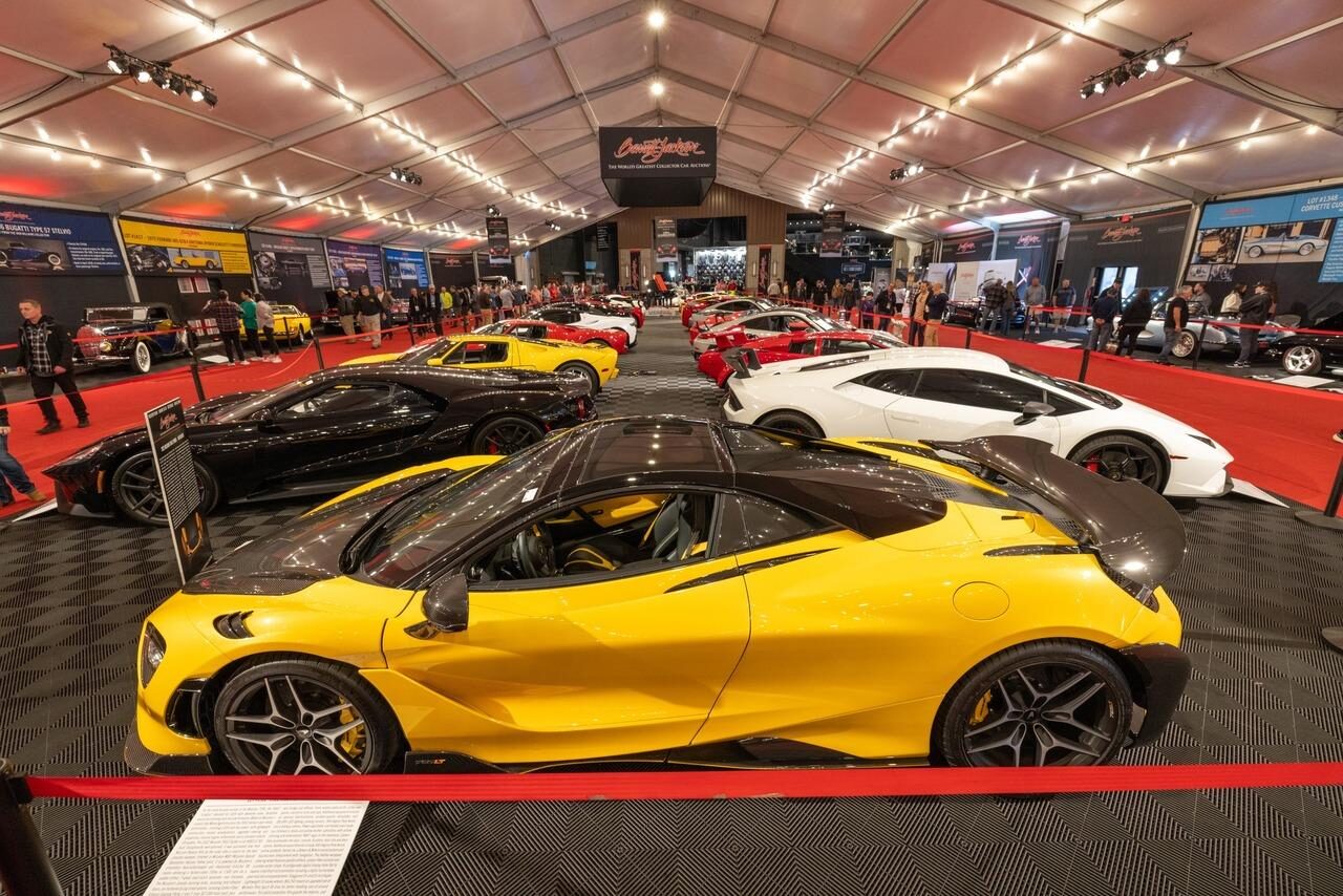 Auction and collector car atmosphere in Scottsdale