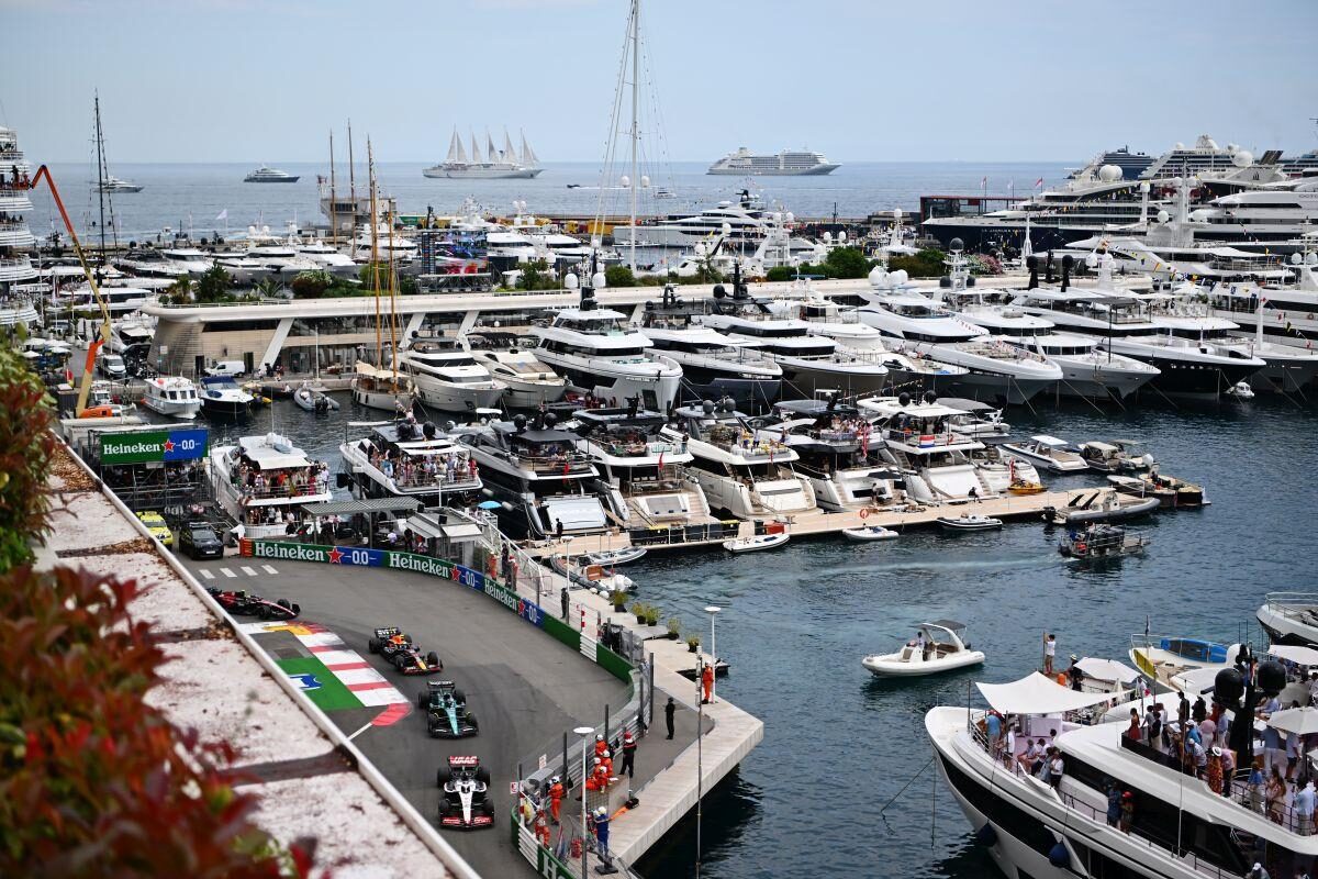 Modern supercar on the streets of Monaco during race week