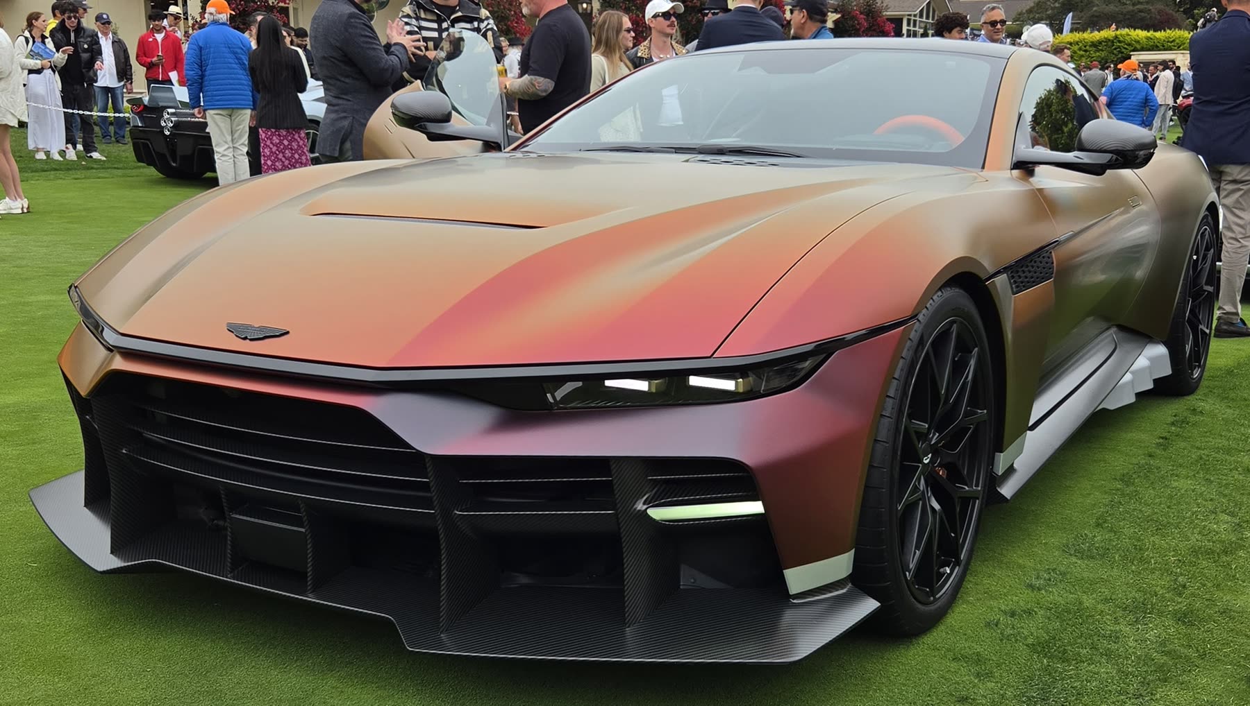 Aston Martin Valen presented at the Pebble Beach Concours d'Elegance